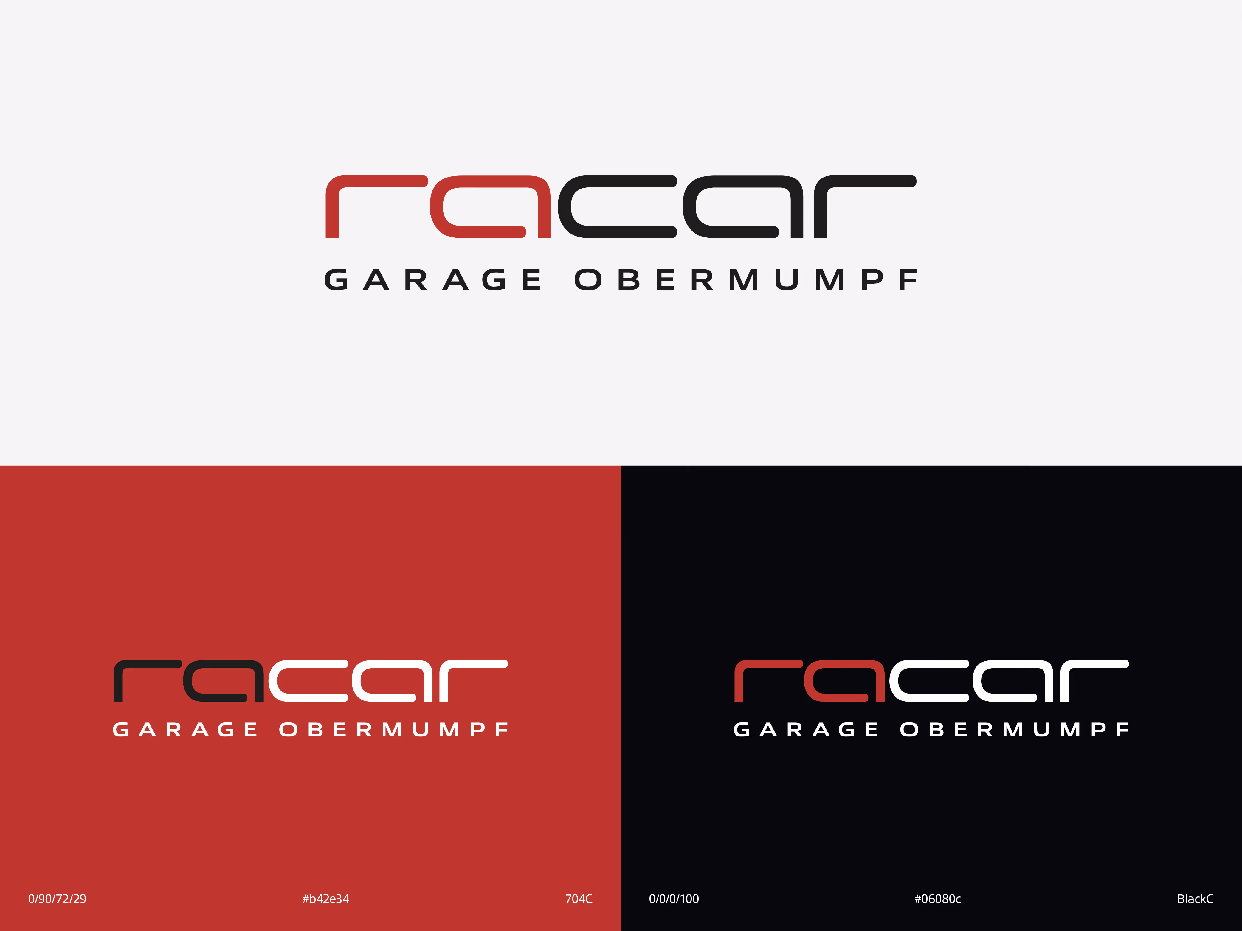 Racar Logo und Farben