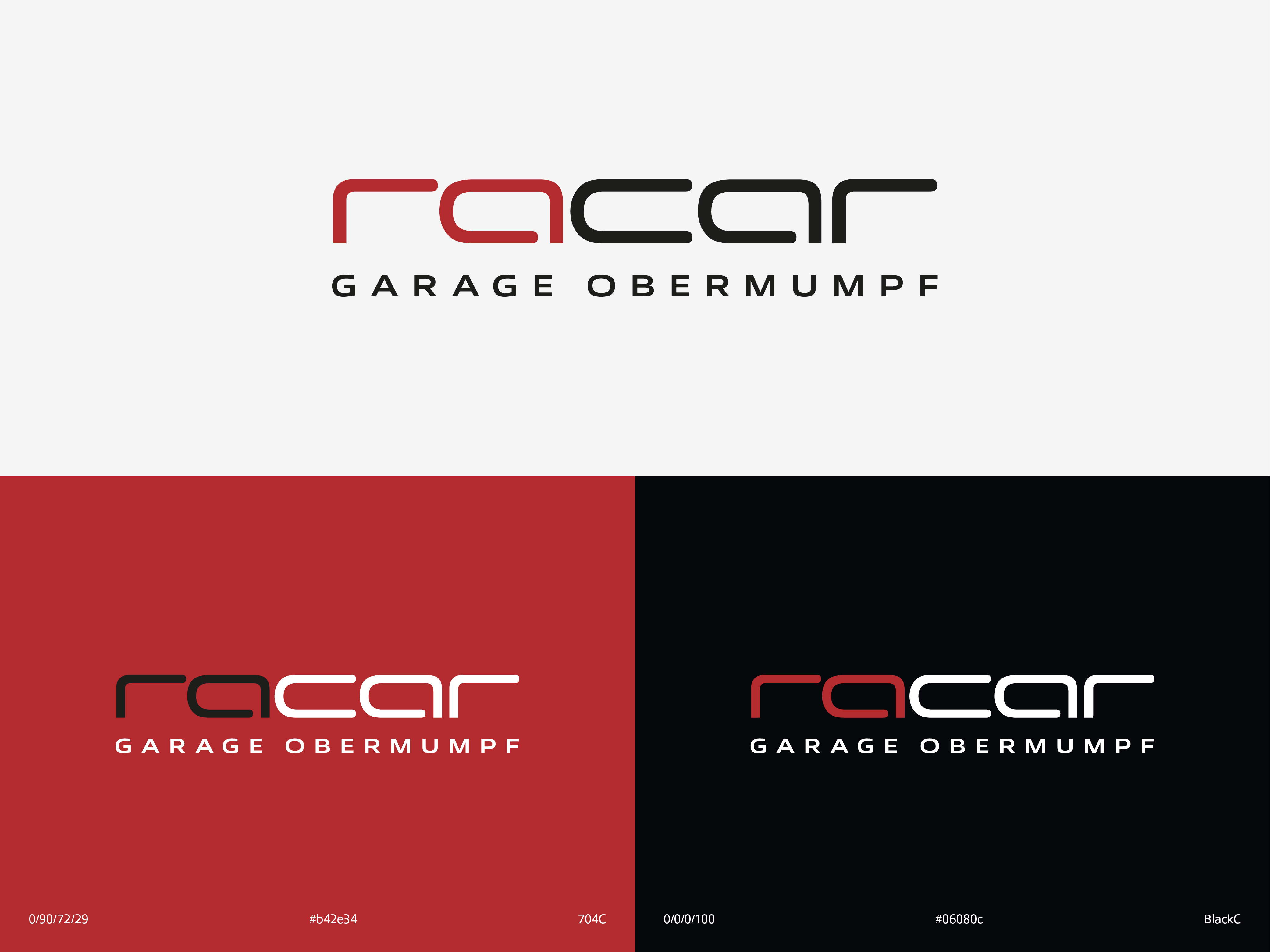 Racar Logo und Farben
