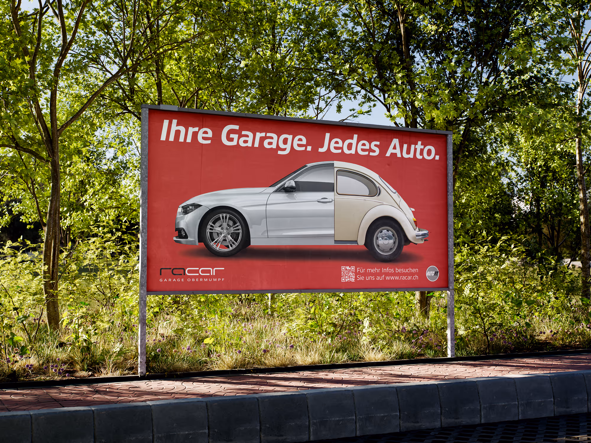 Racar Banner mit neuem Inserat