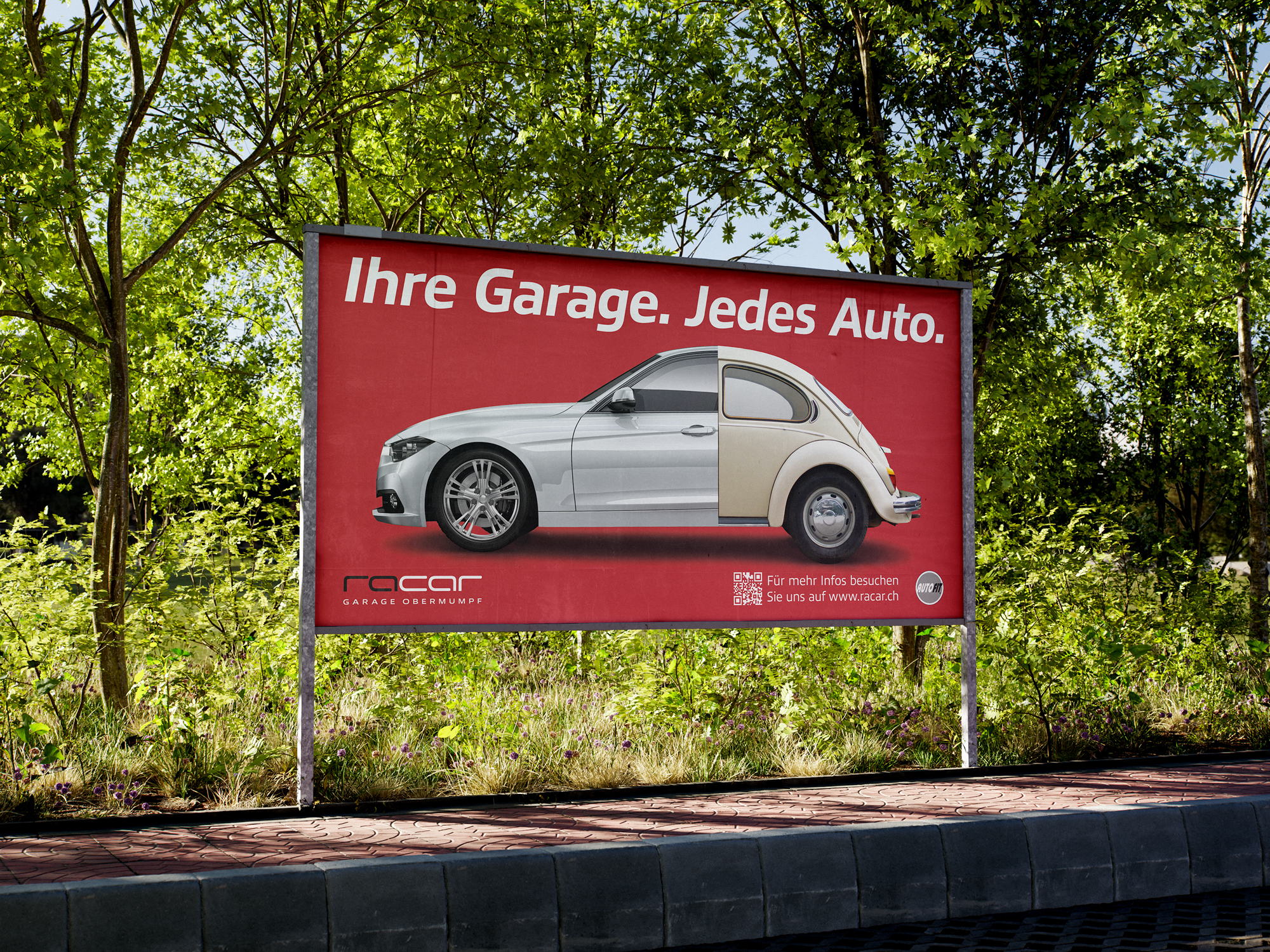 Racar Banner mit neuem Inserat