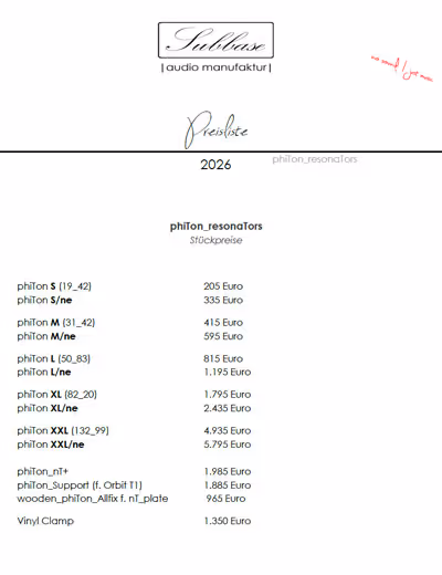 phiTon_resonaTors_Preisliste