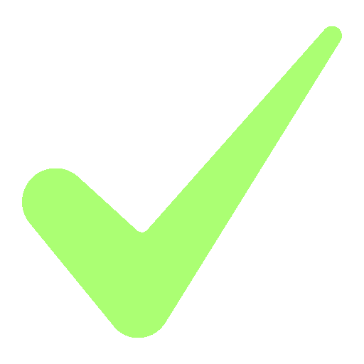 A check mark