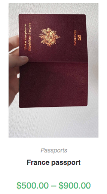 Buy Europe Passports online