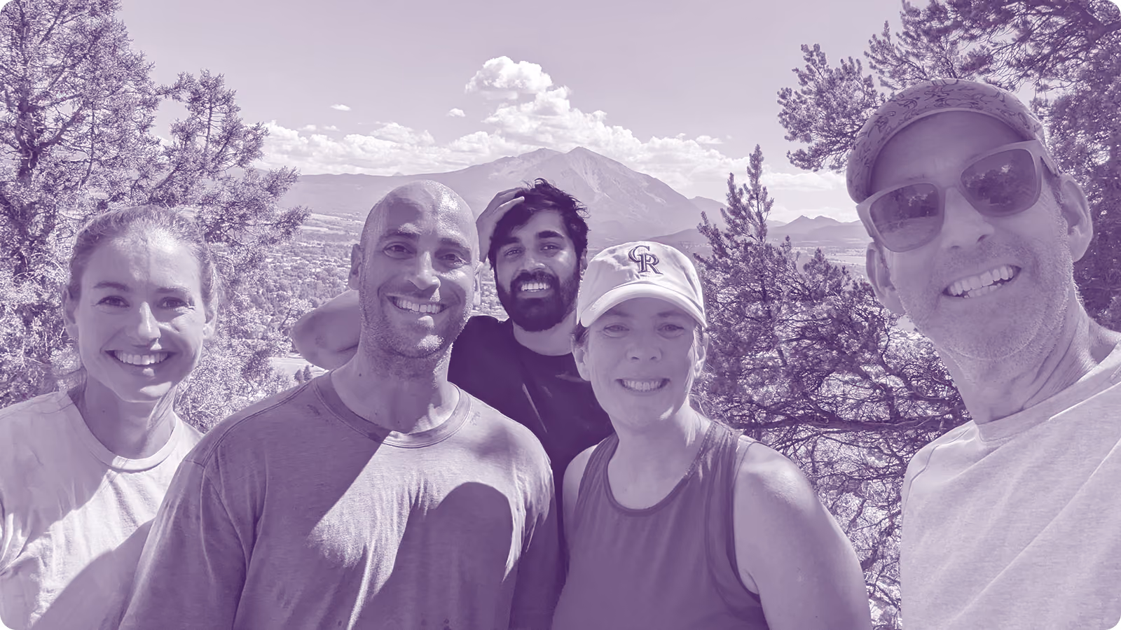 The Ingest team on a hike.