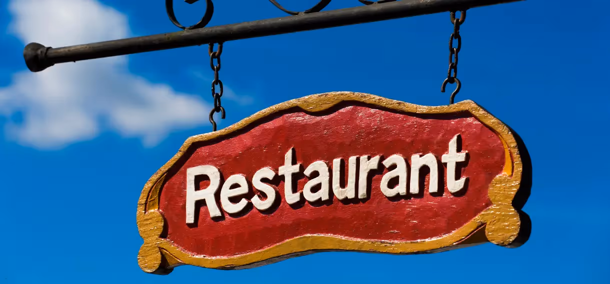 restaurant sign design