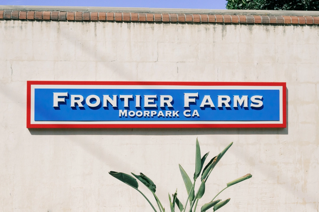 Frontier Farms Exterior Signage