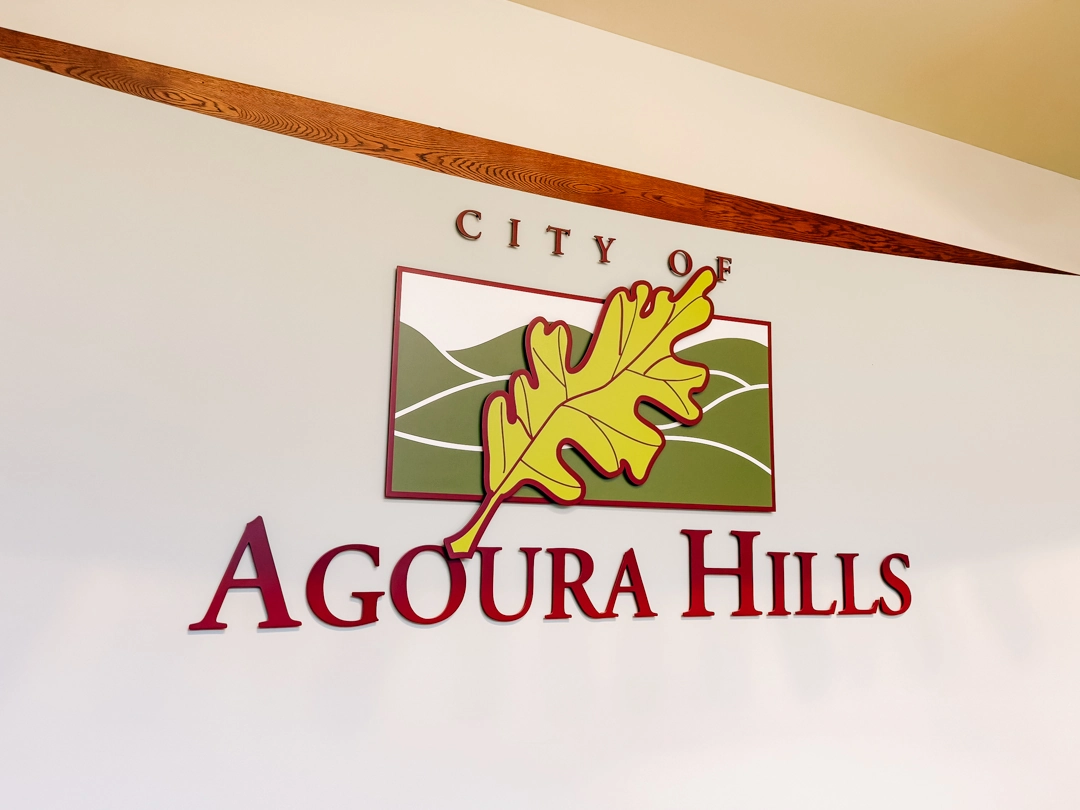 City of Agoura Hills Council Chamber Signage