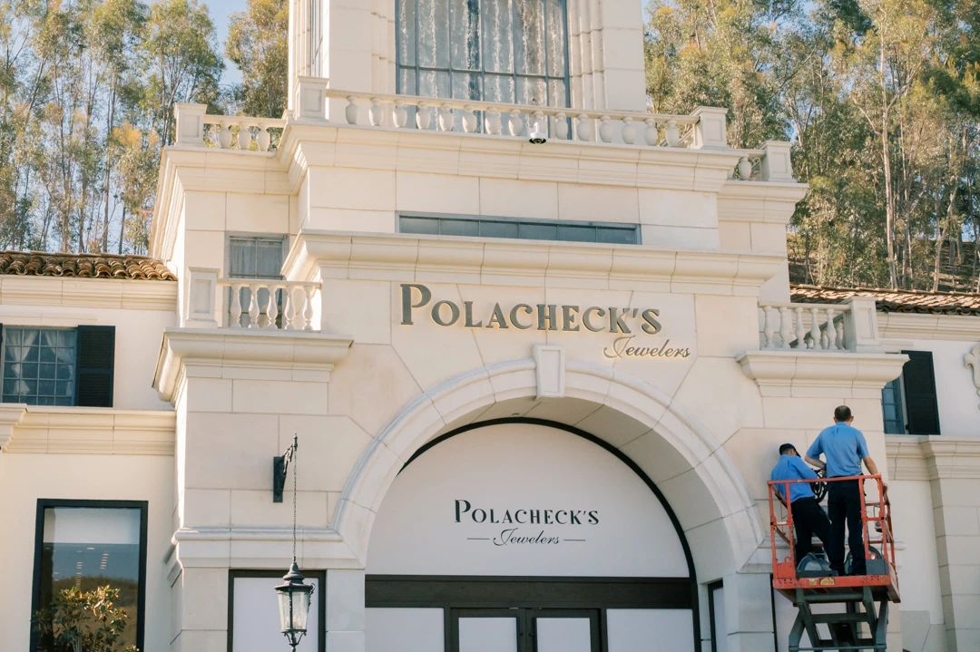 Polacheck’s Jewelers Illuminated Storefront Sign 