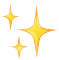 Stars to represent enhancement