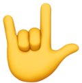 sign language gesture emoji to represent fun