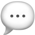 speech balloon to represent communication