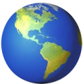 Globe emoji to represent language barriers and learning