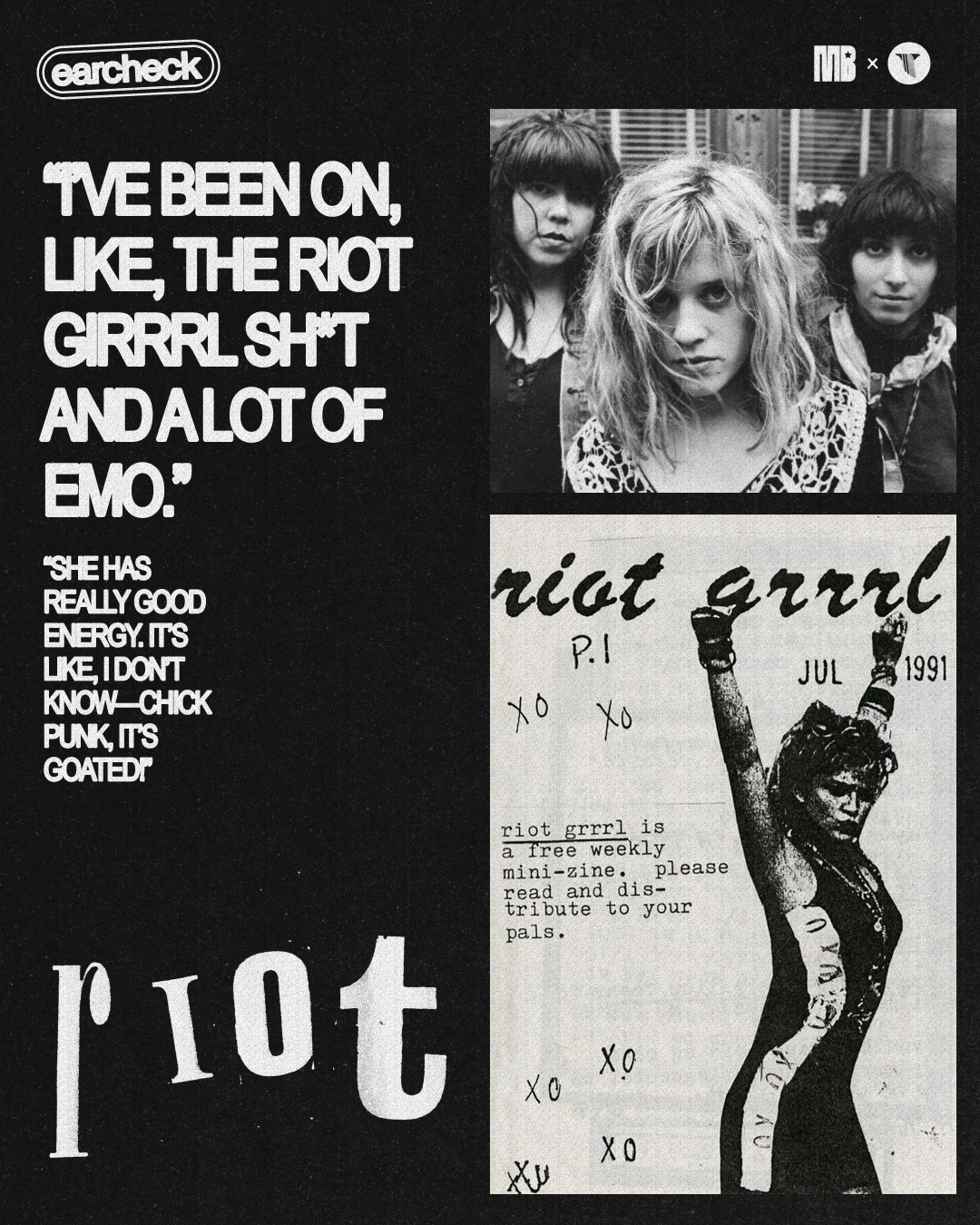 ekkstacy interview 2025 riot grrrl