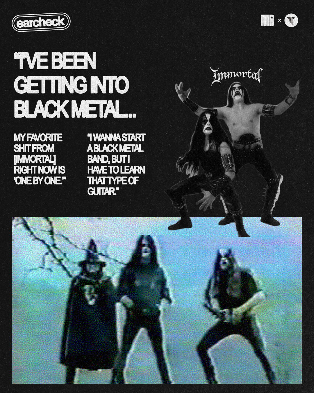 ekkstacy interview 2025 earchceck immortal black metal band