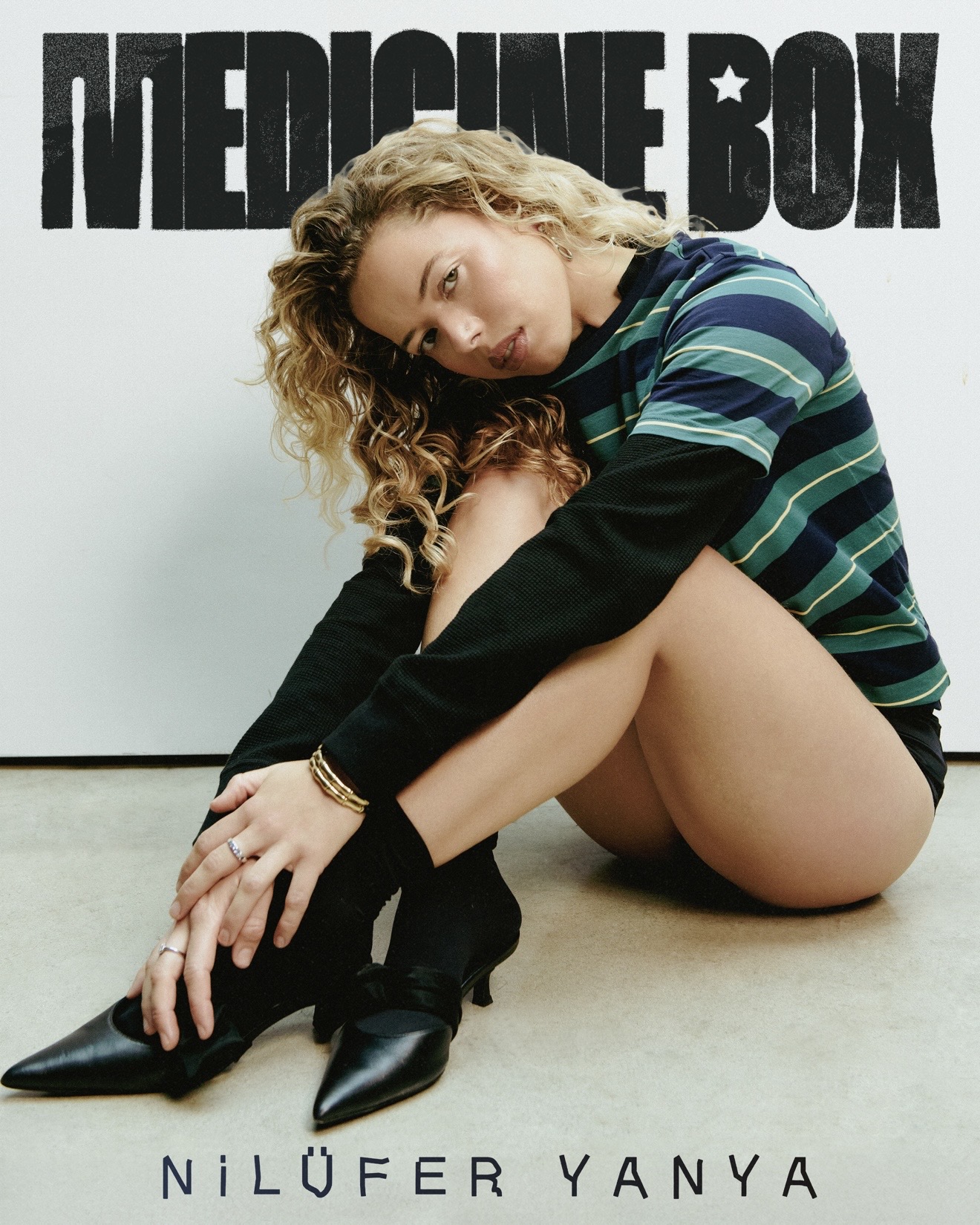 Nilufer Yanya 2025 photoshoot for Medicine Box. Exclusive editorial portraits, candid moments, and magazine-style images from our interview feature. Cover