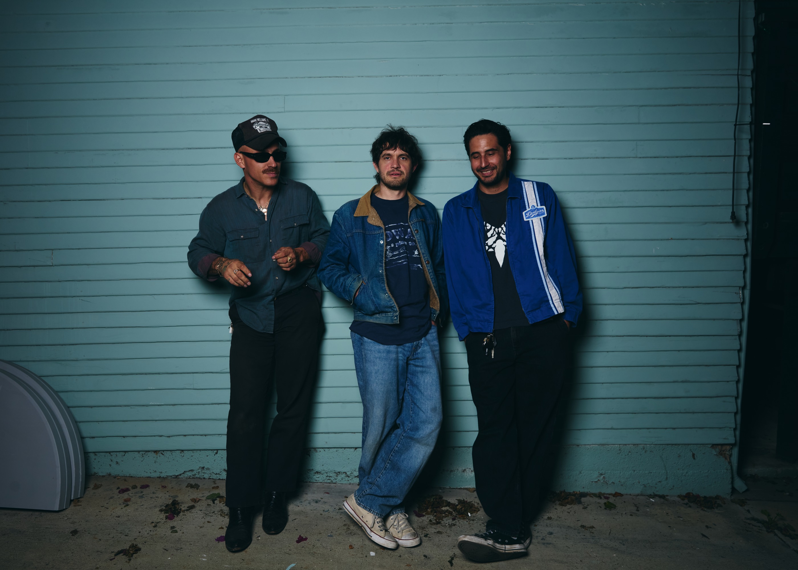 together PANGEA x Medicine Box at Medium Sized Backyard  -  band interview portrait for Eat Myself album press