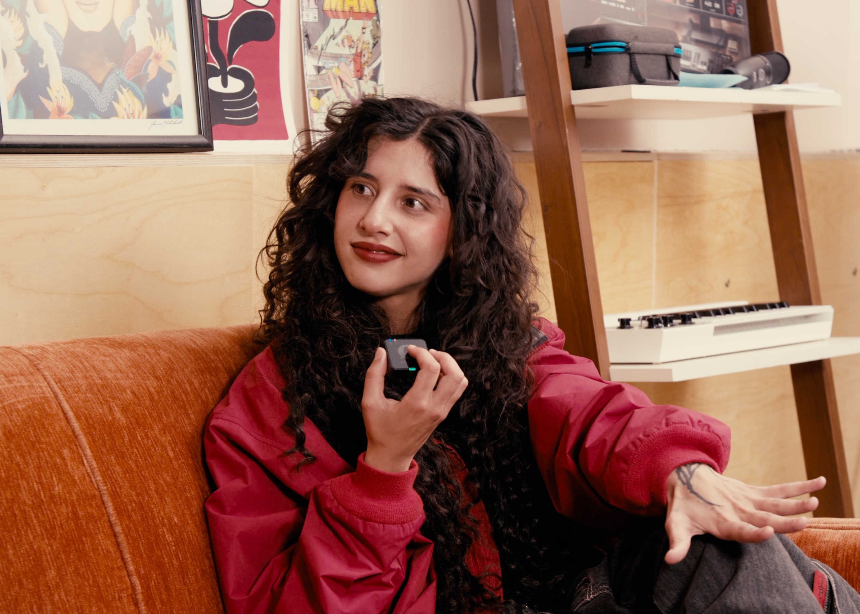 Lamb interview at Medium Sized Backyard - artist portrait during intimate backstage conversation