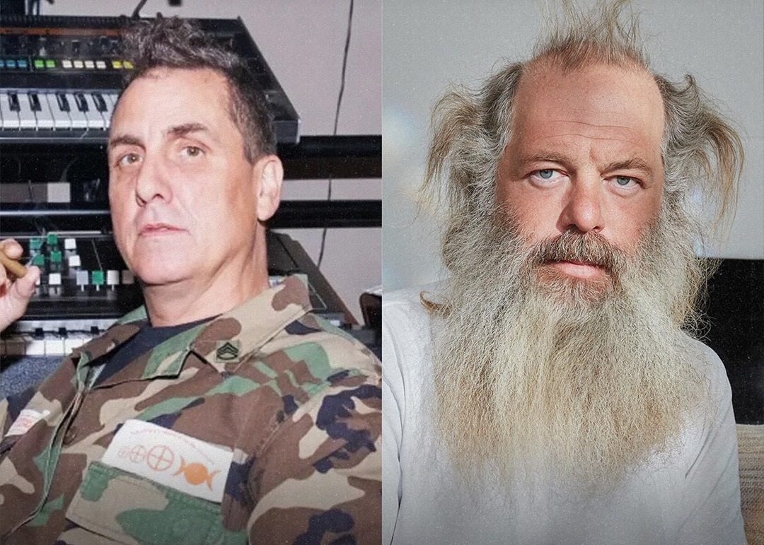 Mike Dean and Rick Rubin side by side from the Medicine Box feature