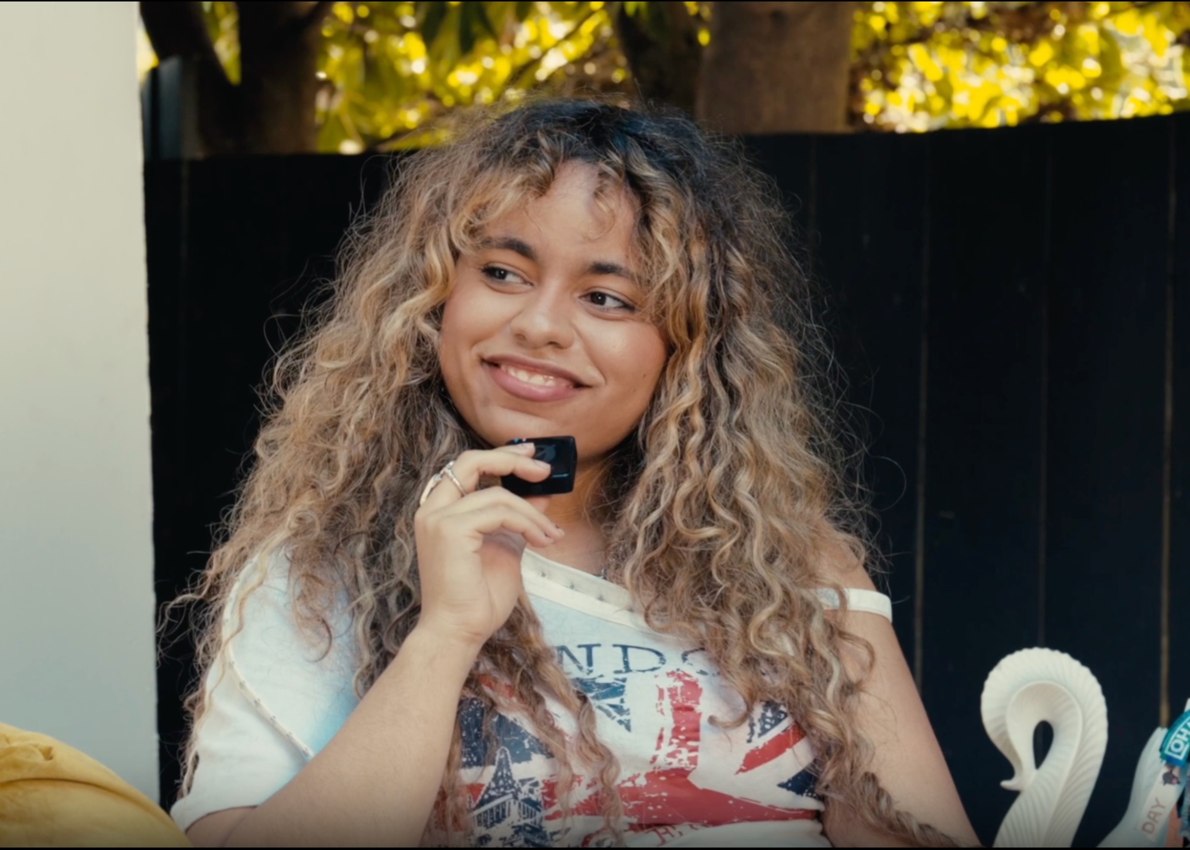 Bella Kay interview at Medium Sized Backyard - artist portrait during press interview for My Reckless Abandon album