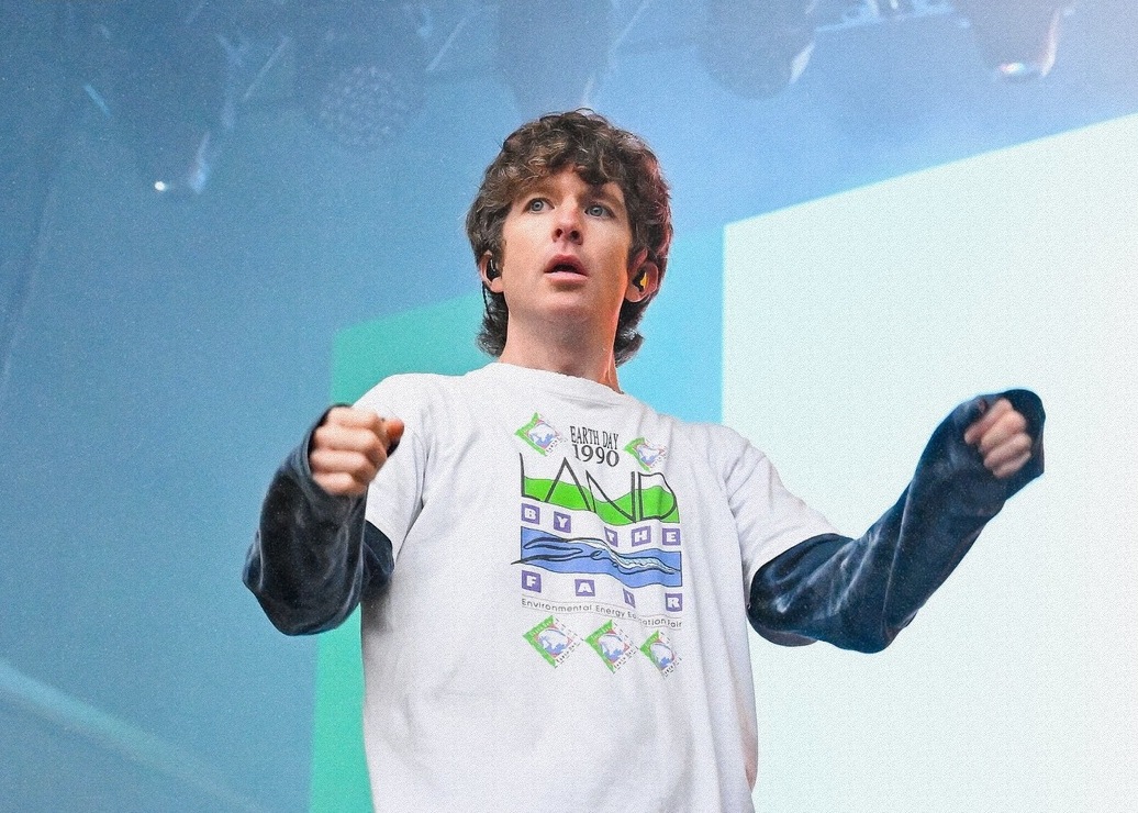 Brendan Yates of Turnstile onstage, from the Medicine Box feature
