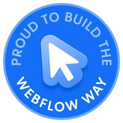 Webflow Way badge certification