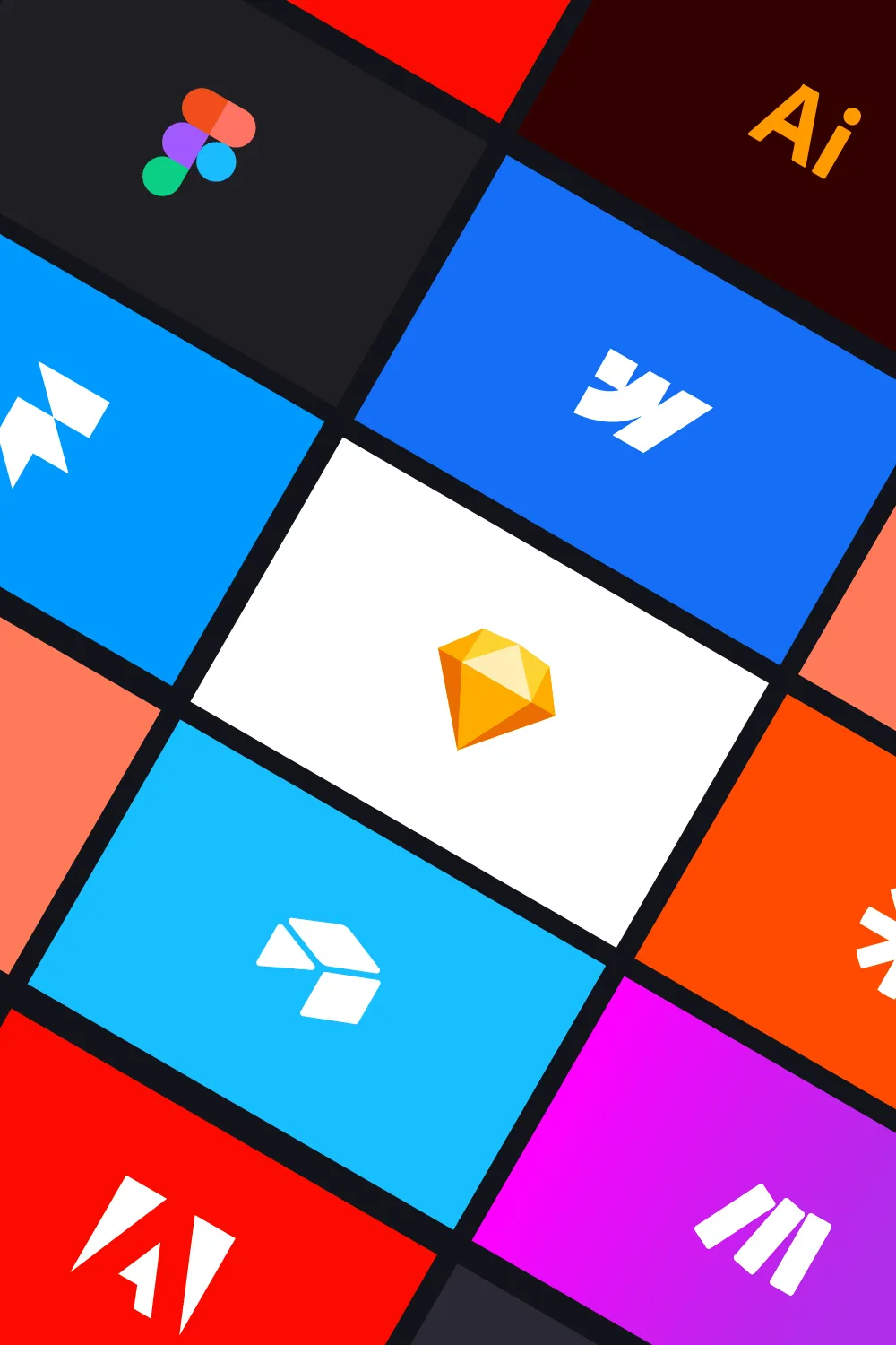 Grid of softwares and technologies