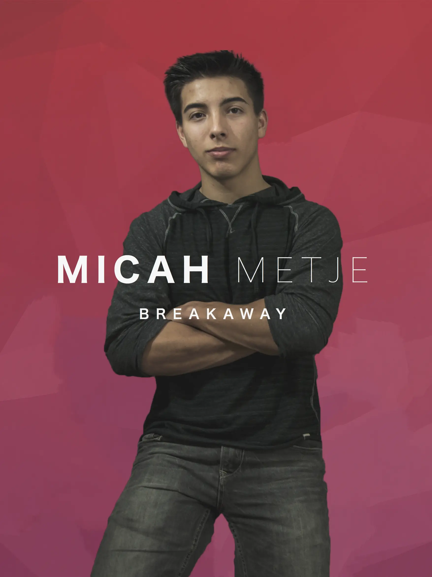 Music poster promoting a new single for an artist