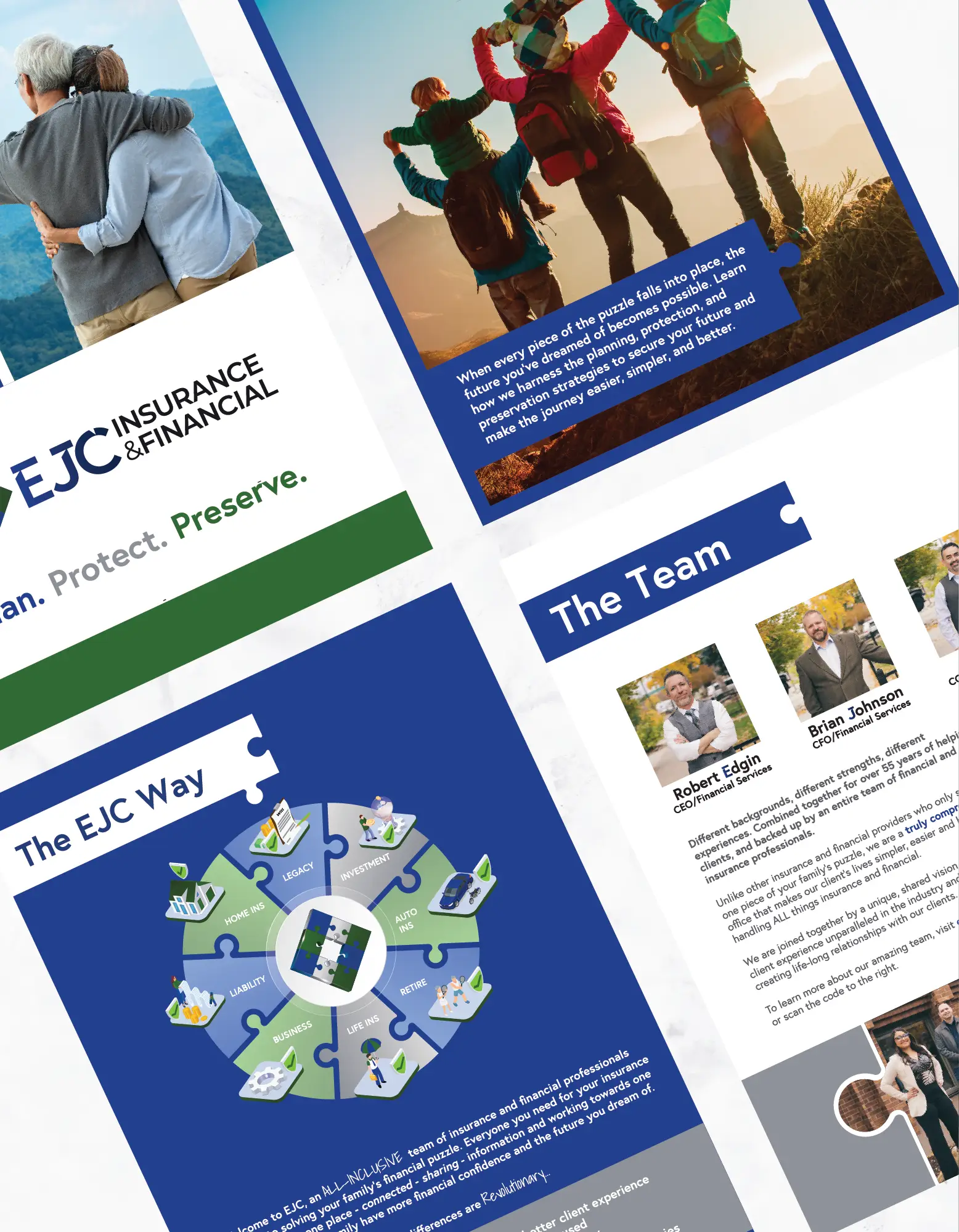 Marketing flyer for an insurance provider