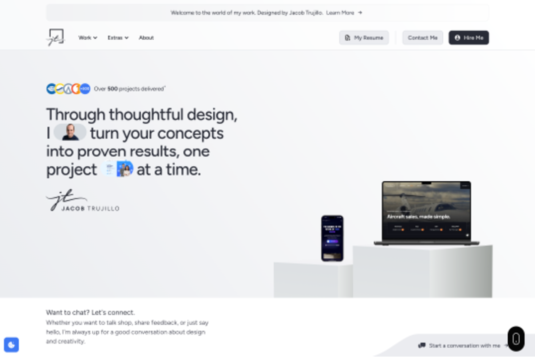 site profile thumbnail