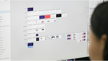 A screenshot of a website currently being designed on Figma