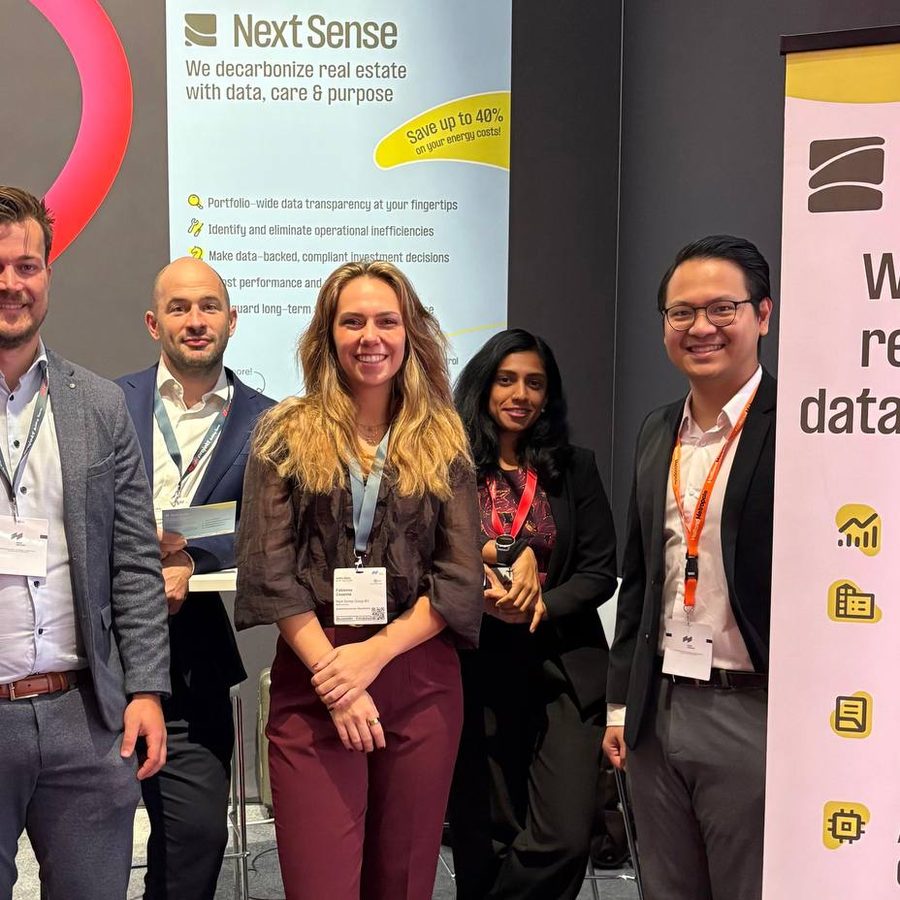 Next Sense team at an industry conference