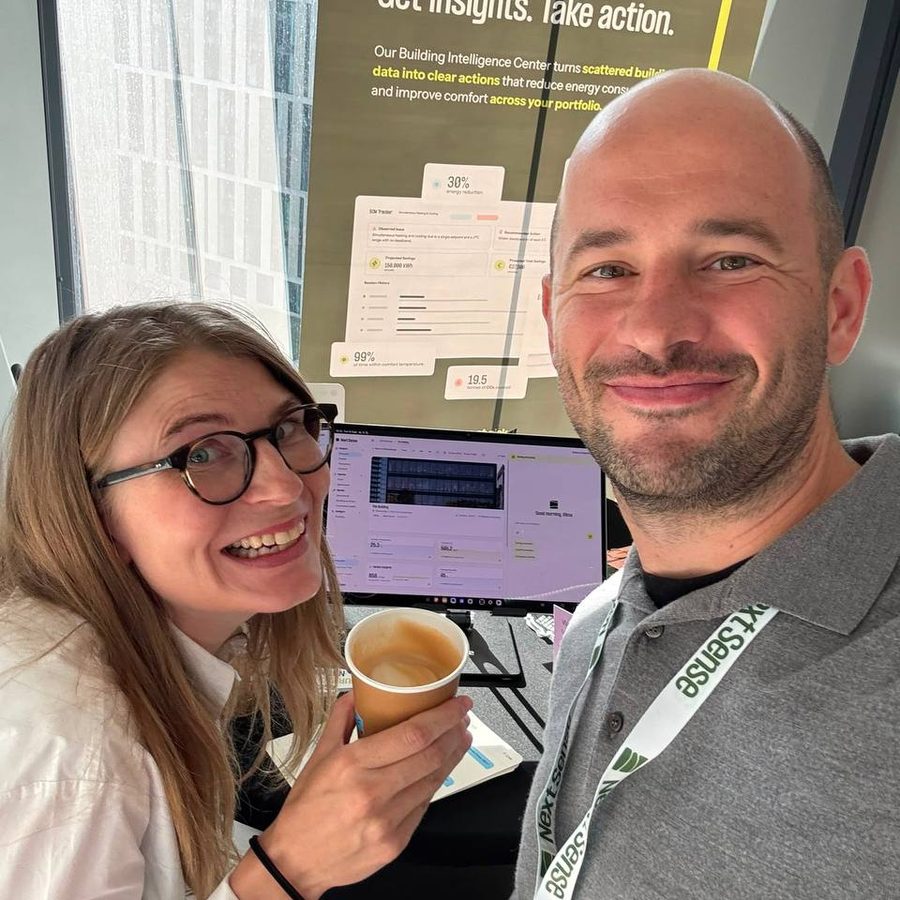 Next Sense colleagues at a product demo