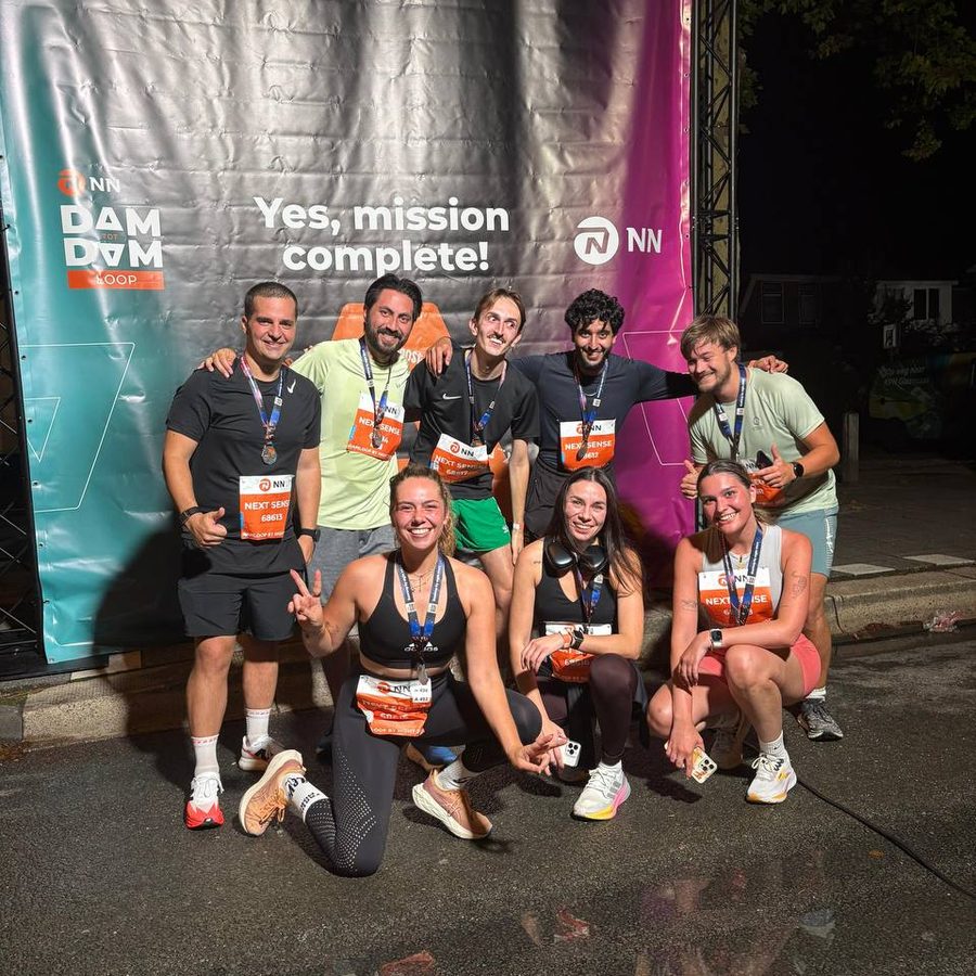 Next Sense team at the Dam tot Damloop run