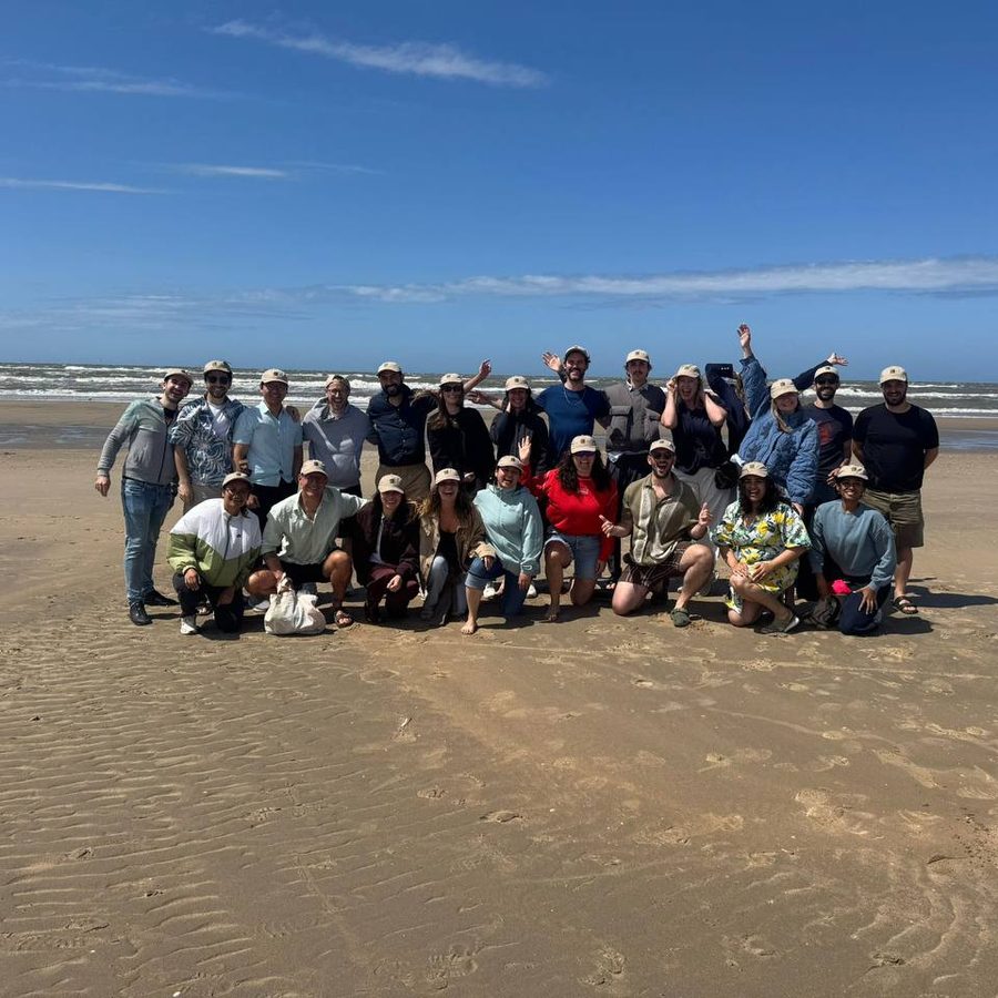 Next Sense team on a beach outing