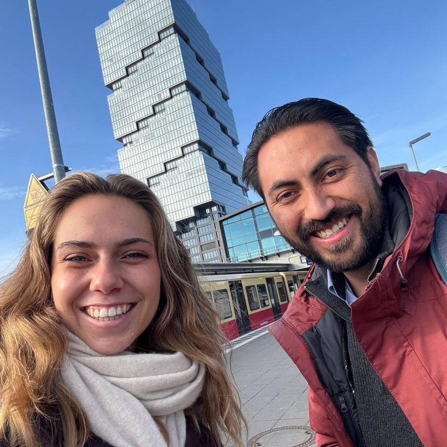 Next Sense colleagues visiting a client city