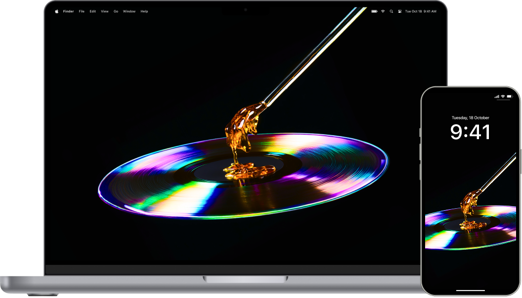 A surreal purple vinyl melting into sound.