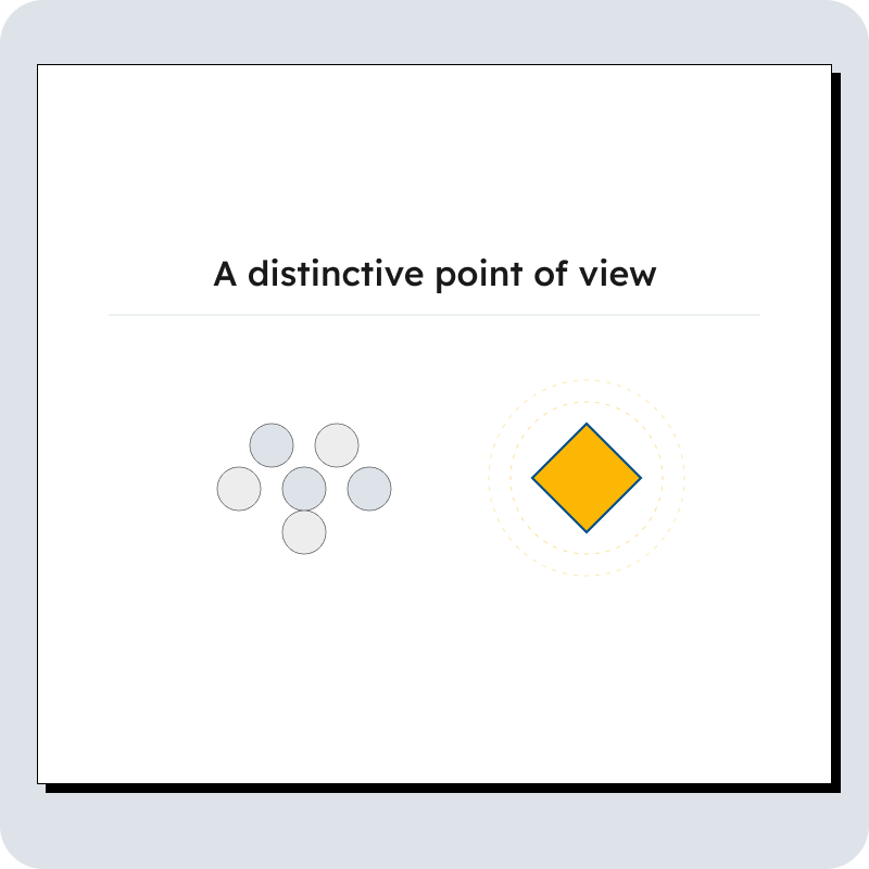 Differentiate your content through POV