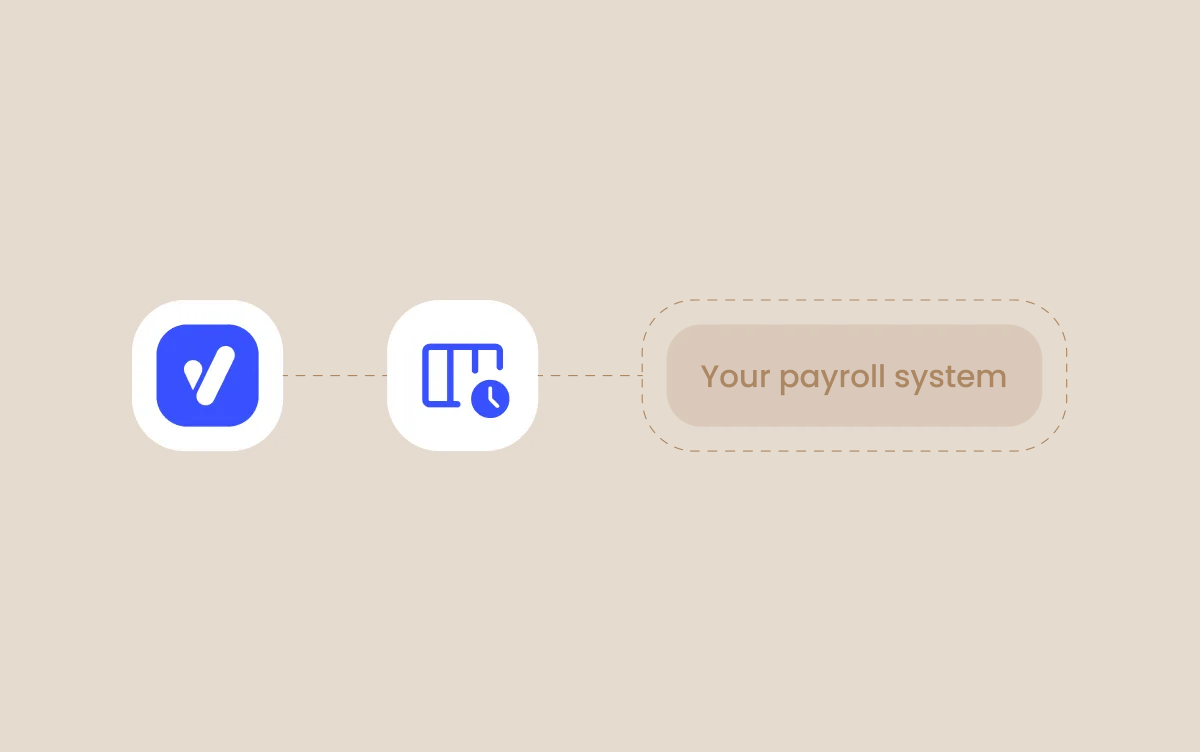 Vantage icon illustrating being connected to your payroll system