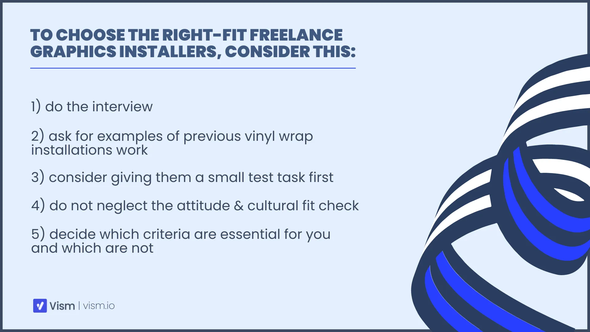 How to choose the right-fit freelance graphics installers