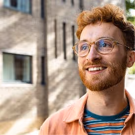 A man smiling