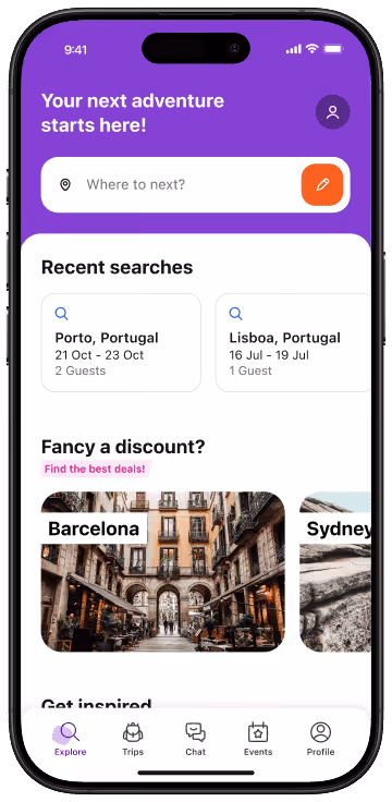 Hostelworld app