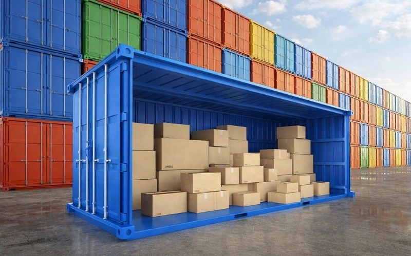 Open Side Containers