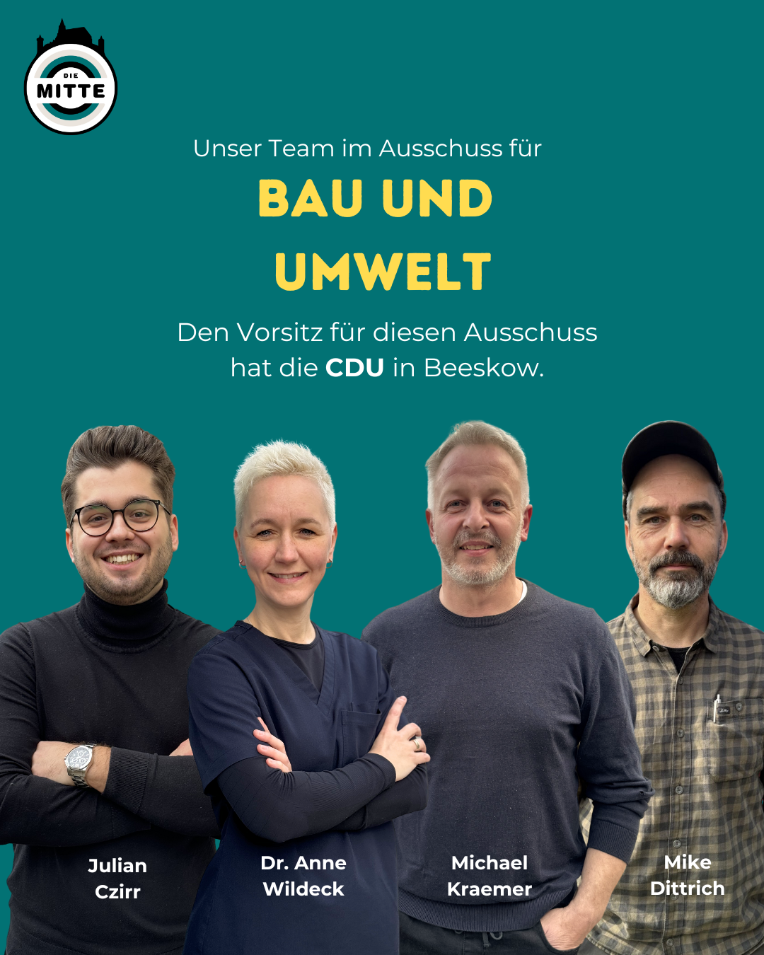 Team Die Mitte: Bau und Umwelt