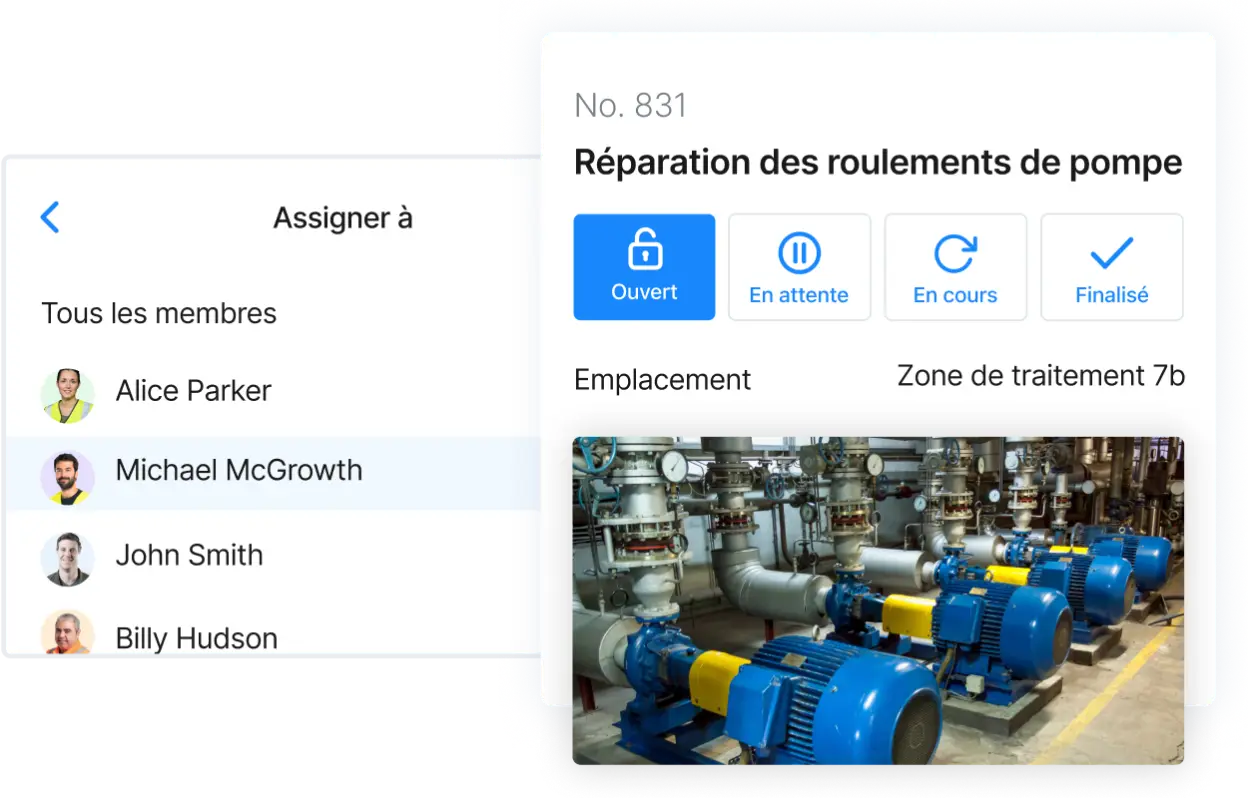 MaintainX aide les fabricants de produits chimiques à réagir rapidement et à conserver les ingrédients sensibles dans des conditions de stockage sûres, en attribuant rapidement les tâches et en surveillant en temps réel.