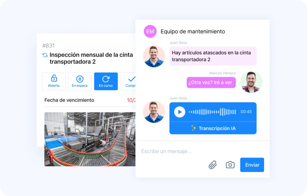 Reportando en MaintainX