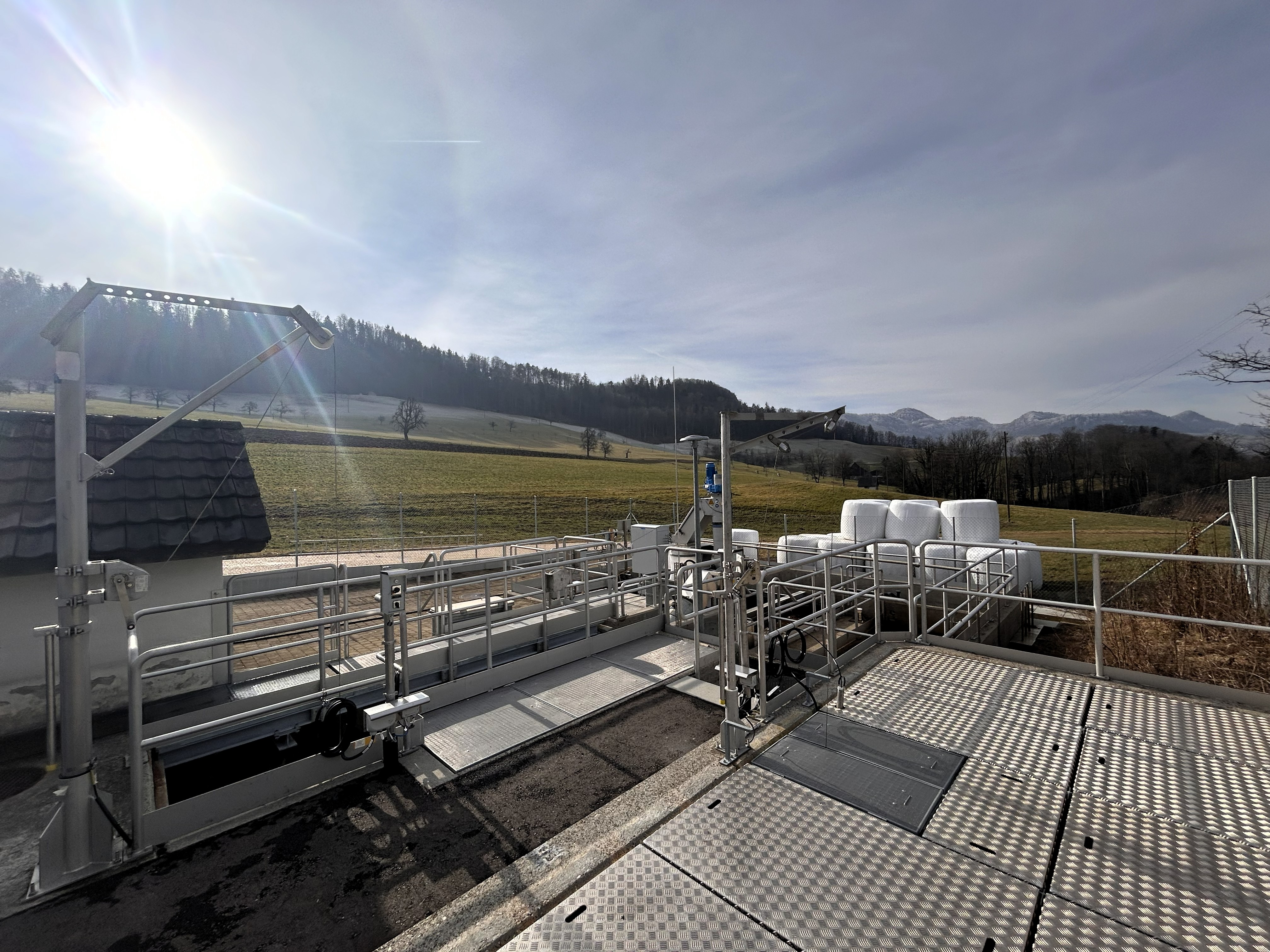Abwasserreinigungsanlage von aussen