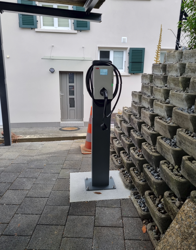Ladesäule E_Mobility von uns installiert
