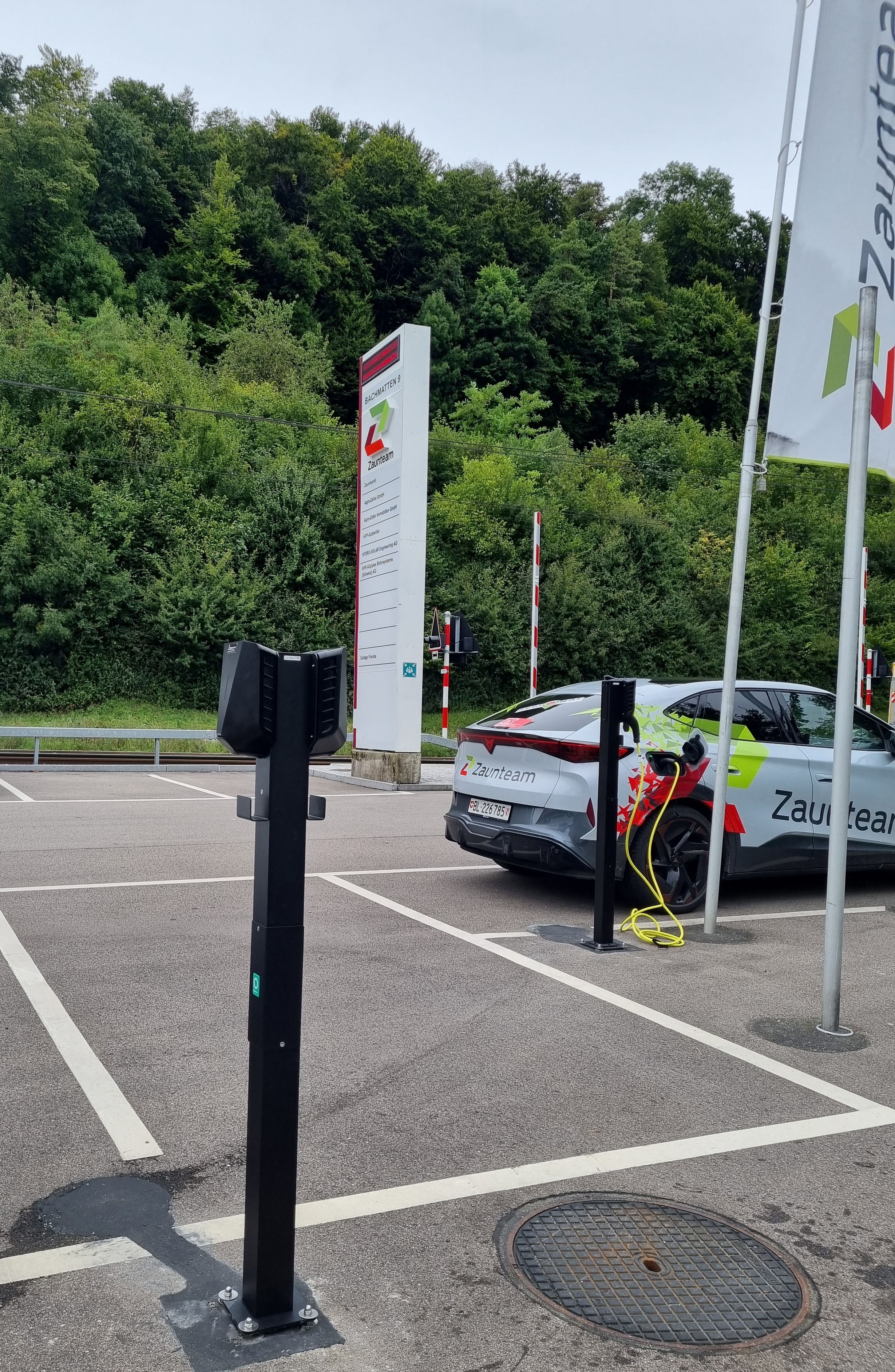 Ladestation E-Mobility von uns installiert