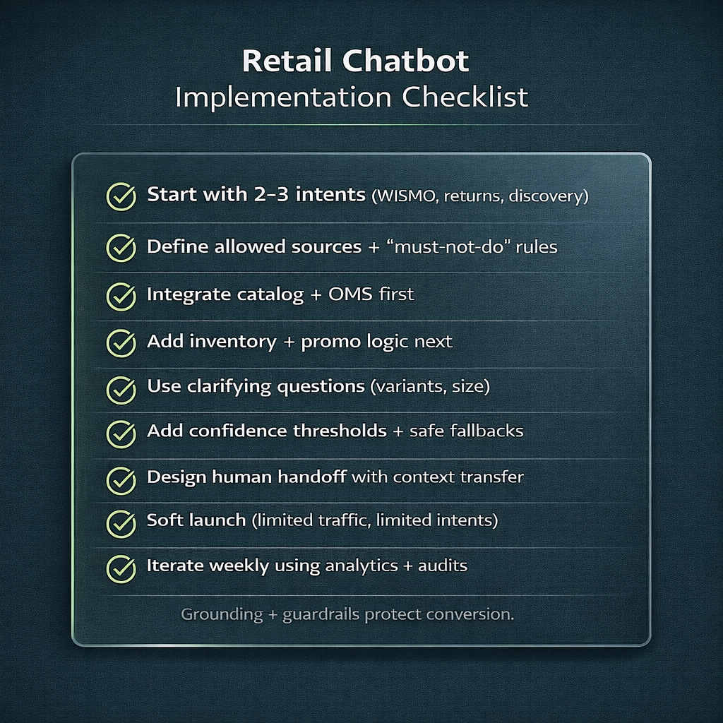 chatbot for retail