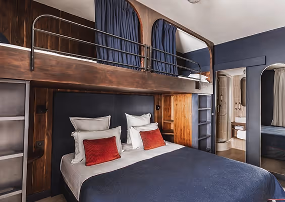 Chambre classique 2 adultes 2 enfants lit marielle val thorens